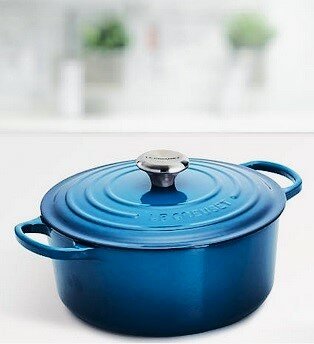 Le Creuset Signature Brter 24 cm Azure Blau