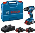 Bosch GSR 18V-45 Akku Bohrschr 3xPC4,0Ah, LC