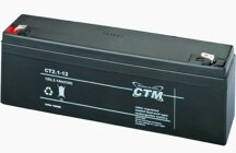 CTM CT2.1-12 AGM Bleiakku 12V / 2,1Ah 10413