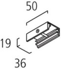 Eutrac 99-018-6 DECKENCLIP weiss