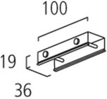 Eutrac 99-123-6 STOSTELLENVERBINDER weiss