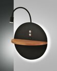 Fabas Luce 3717-20-101 LED Wandleuchte holz/sw.