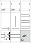 Hager ZB333T25W31 KS,2ZP,3P.,APZ,VT5,3-feld.