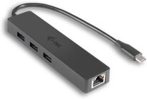 i-tec Advance USB-C Slim Passive HUB 3 Port + Gigabit Ethernet Adapter