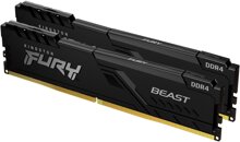 Kingston Technology FURY 16GB 2666MT/s DDR4 CL16 DIMM (2er-Kit) Beast Black