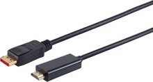 Displayportkabel 1.4 DP/HDMI 3m sw