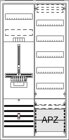 Striebel & John DA27PB Komplettschrank A27 1Z1V5A2