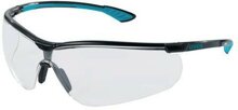 Uvex 1193 sportstyle Brille schw/bl farblos