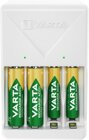 Varta 57657 Plug Charger 4x AA 56706 2100mAh