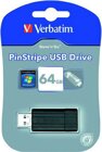 Verbatim USB-Stick 64GB Pin Stripe sw