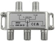 Wisi DM 04 D Verteiler 4-fach 7,5 dB 1300MHz